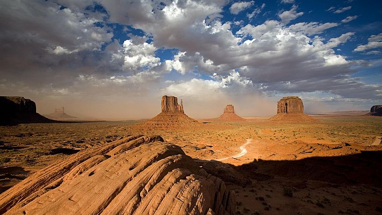 deserts, USA, Monument Valley - desktop wallpaper