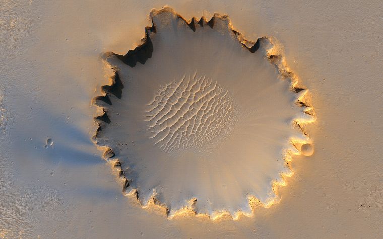 Mars, Victoria crater - desktop wallpaper