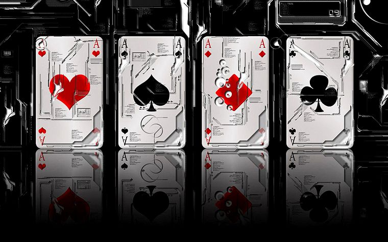 cards, poker, Ace, playing cards, ace of spades - desktop wallpaper