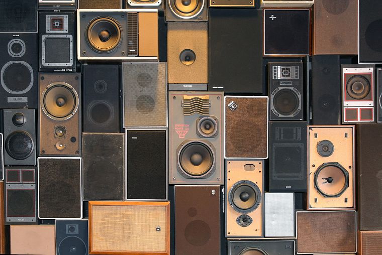 music, speakers - desktop wallpaper