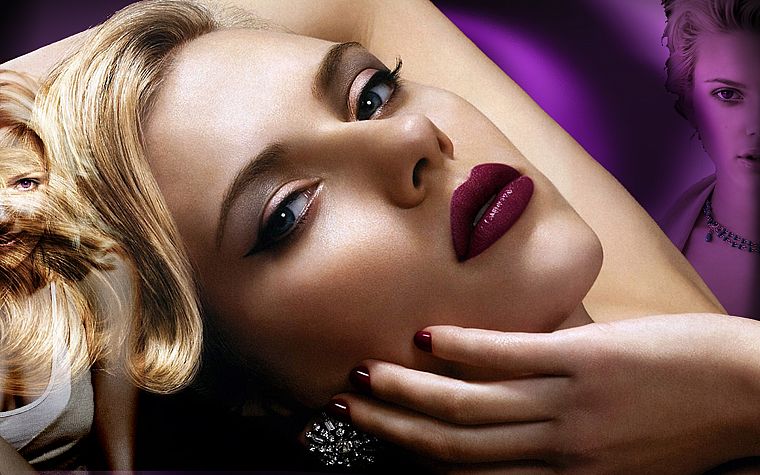 women, Scarlett Johansson, actress, models, celebrity, faces - desktop wallpaper