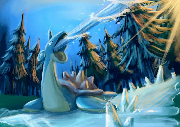 Pokemon, Lapris - desktop wallpaper