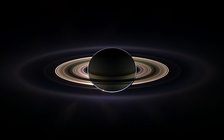 outer space, Saturn - desktop wallpaper