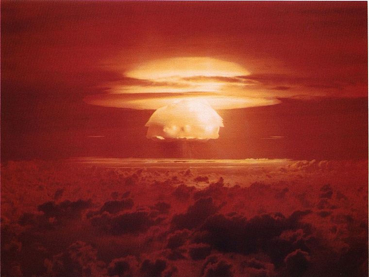 bombs, nuclear explosions, castle bravo - desktop wallpaper
