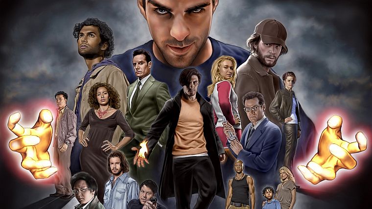 Heroes (TV Series), cartoonish, Peter Petrelli - desktop wallpaper