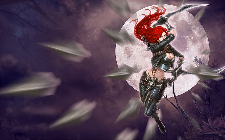 League of Legends, Katarina the Sinister Blade - desktop wallpaper