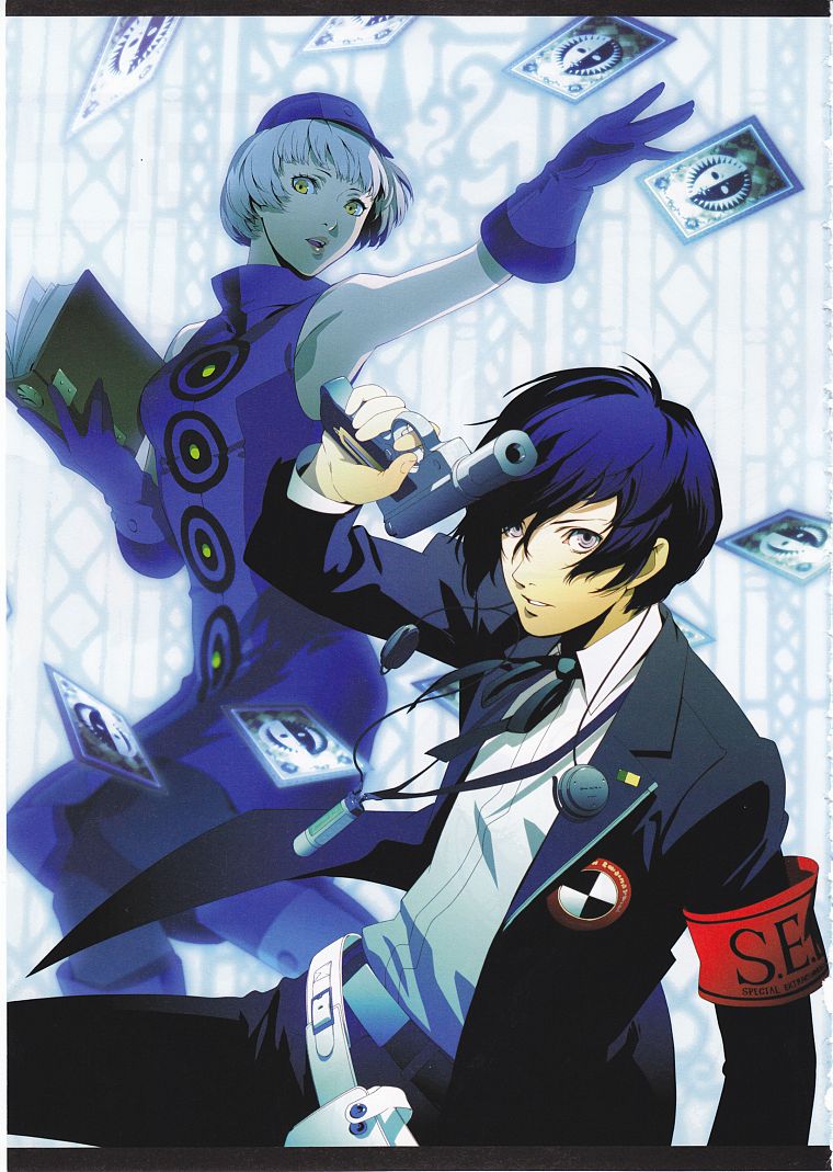 Persona series, Persona 3, anime, Arisato Minato, Elizabeth (Persona 3) - desktop wallpaper