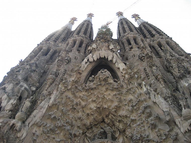 architecture, Sagrada Familia, Antoni GaudÃÂ­, Barcelona - desktop wallpaper