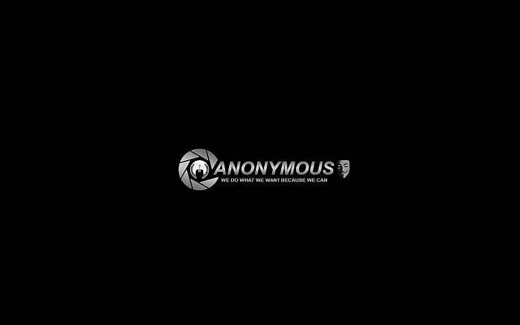 Anonymous, logos - desktop wallpaper