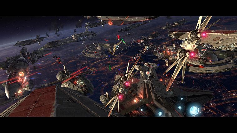 Star Wars, Sith, revenge, battles, Coruscant - desktop wallpaper