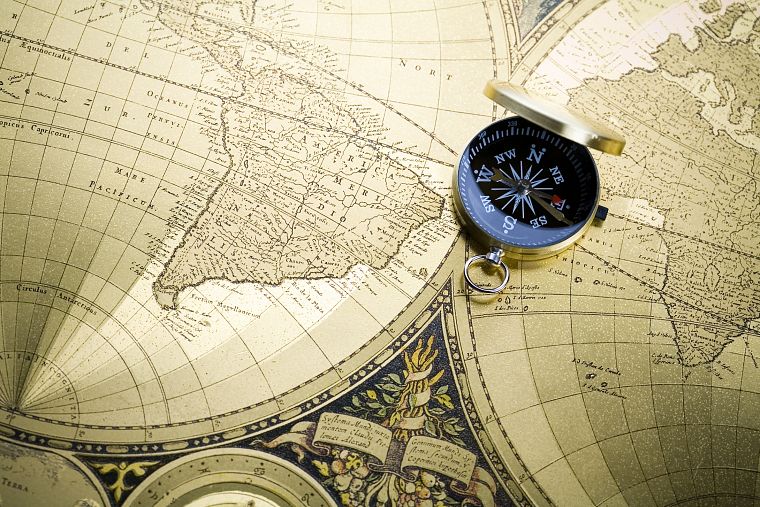 maps, compasses - desktop wallpaper