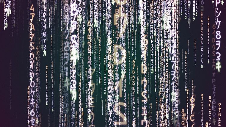 rain, Matrix, code - desktop wallpaper