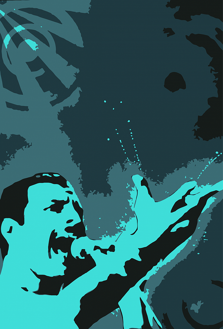 Freddie Mercury - desktop wallpaper