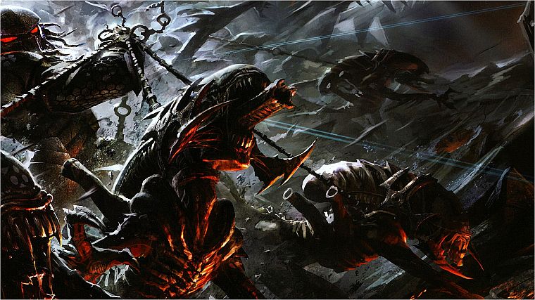 predator, Alien - desktop wallpaper