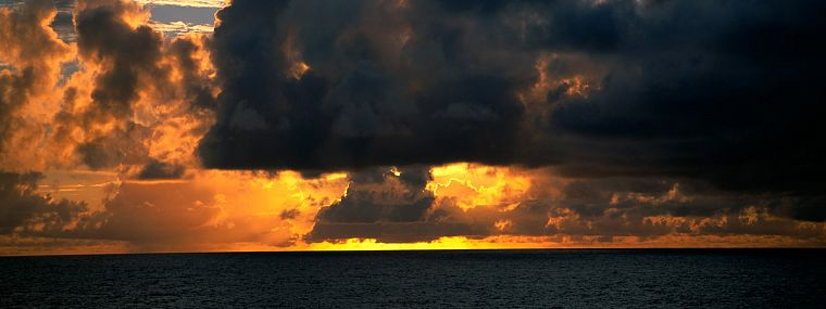 clouds, skyscapes, sea - desktop wallpaper