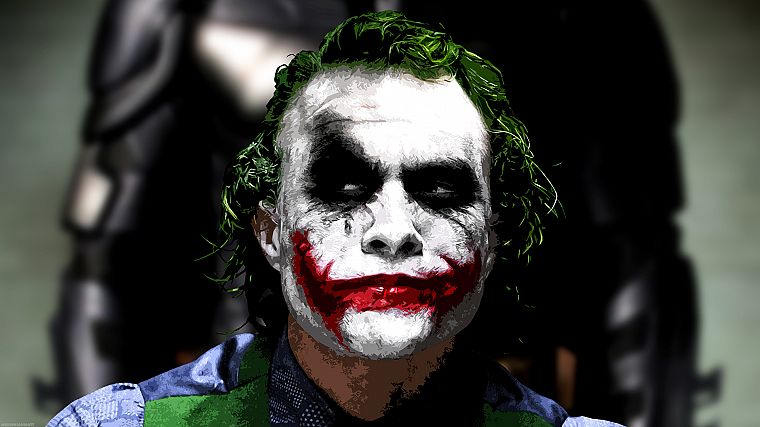 Batman, The Joker, Heath Ledger - desktop wallpaper