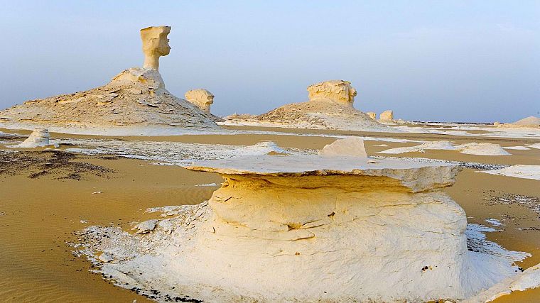 landscapes, white, deserts, Egypt, oasis - desktop wallpaper