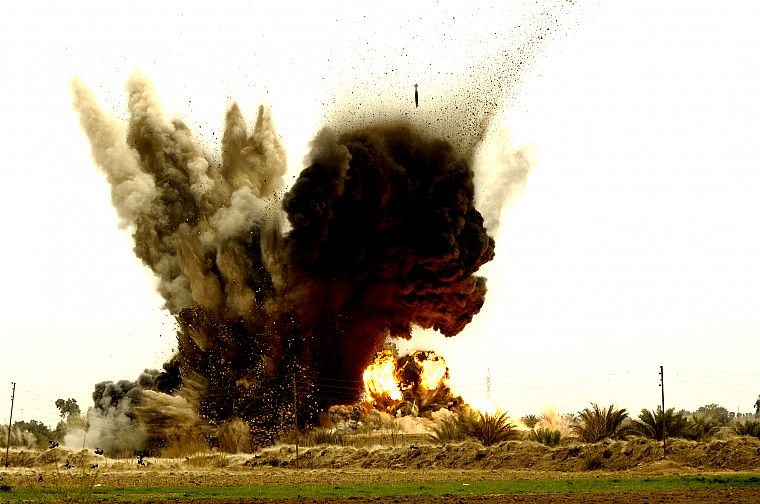 bombs, military, explosions - desktop wallpaper
