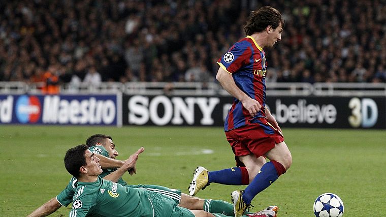 sports, soccer, Lionel Messi, FC Barcelona - desktop wallpaper