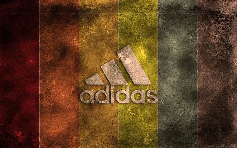 abstract, multicolor, Adidas, logos - desktop wallpaper