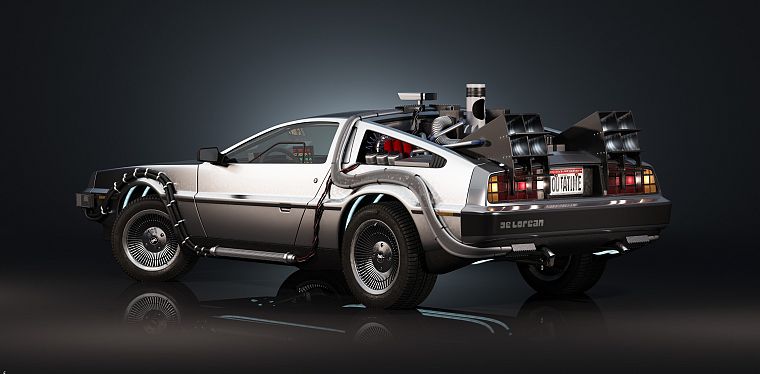 cars, Back to the Future, DeLorean DMC-12 - desktop wallpaper