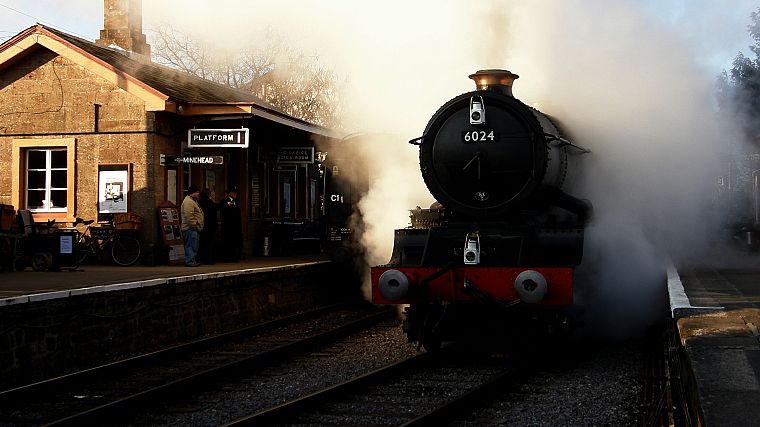 trains, train stations, vehicles, steam locomotives, West Somerset Railway - desktop wallpaper
