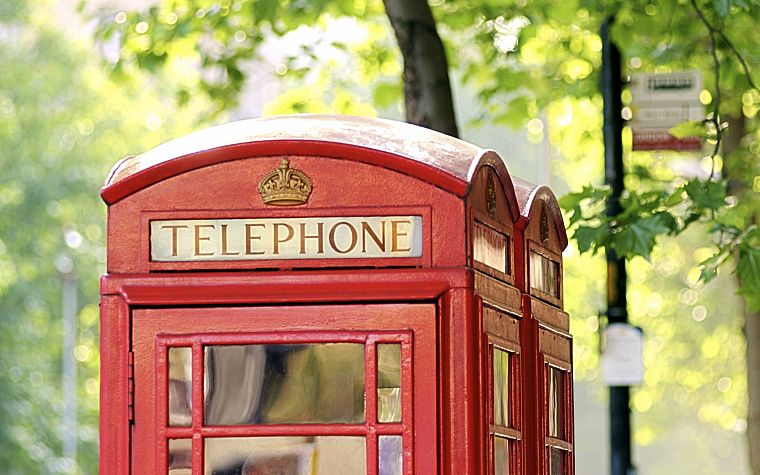 phone booth, English Telephone Booth - desktop wallpaper