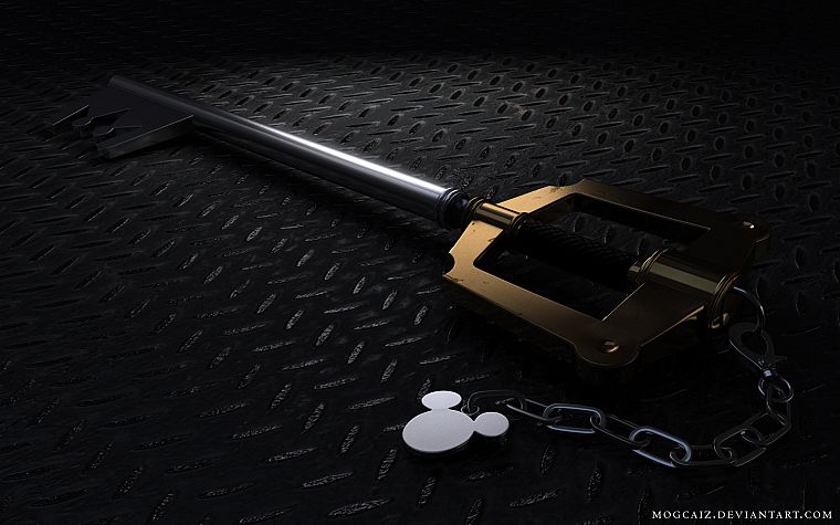 Kingdom Hearts, Disney Company, Keyblade, Mickey Mouse, keys - desktop wallpaper
