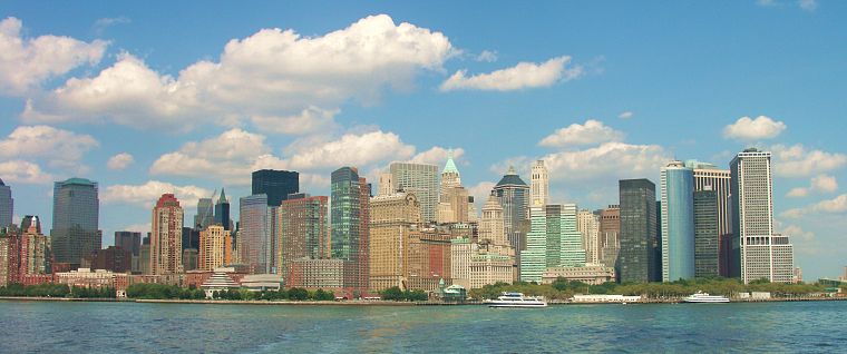 New York City, skyscrapers, cities - desktop wallpaper