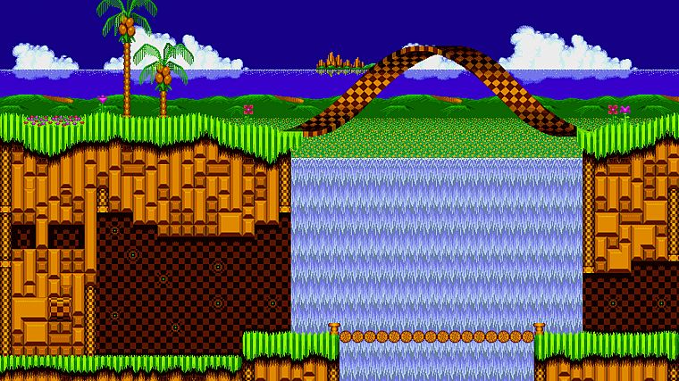 Sonic the Hedgehog, video games, Sega Entertainment, retro games - desktop wallpaper