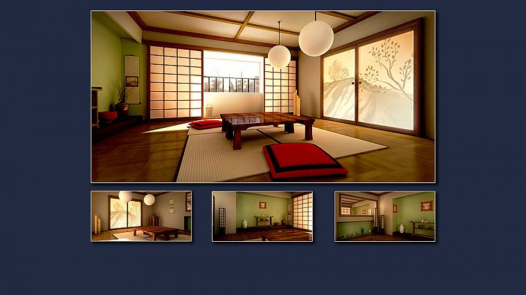 Japanese architecture - desktop wallpaper
