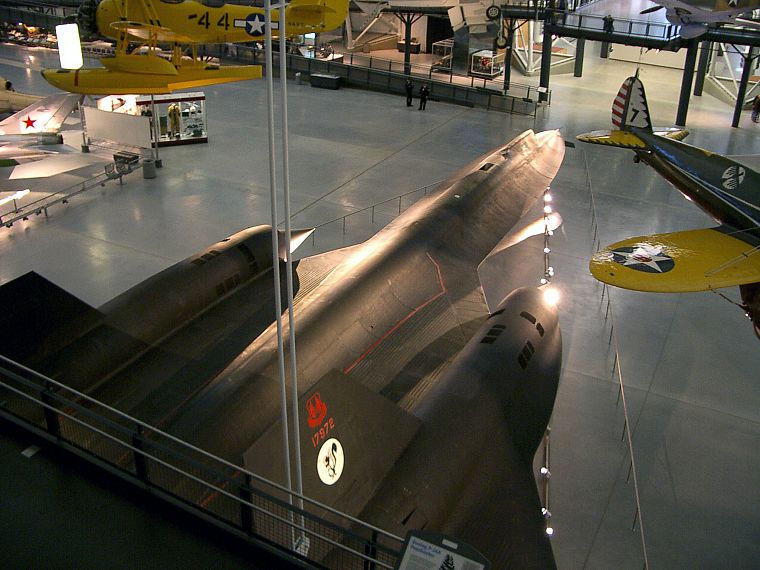 aircraft, military, SR-71 Blackbird, museum - desktop wallpaper