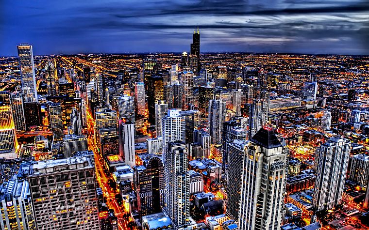cityscapes, skylines, Chicago - desktop wallpaper