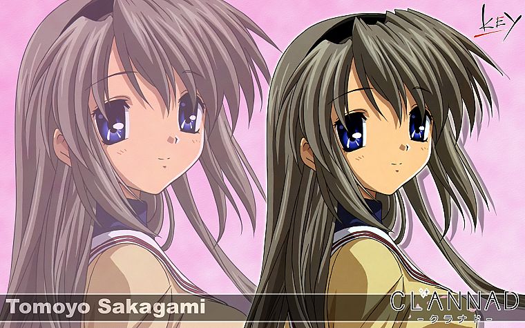 school uniforms, Clannad, Sakagami Tomoyo - desktop wallpaper