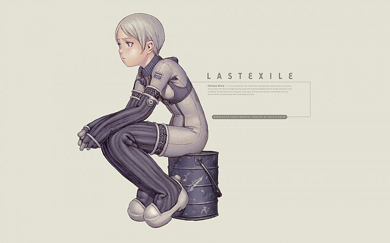 Last Exile, Tatiana, soft shading, legs together - desktop wallpaper
