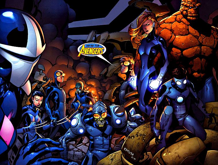 Marvel Comics, The Avengers - desktop wallpaper
