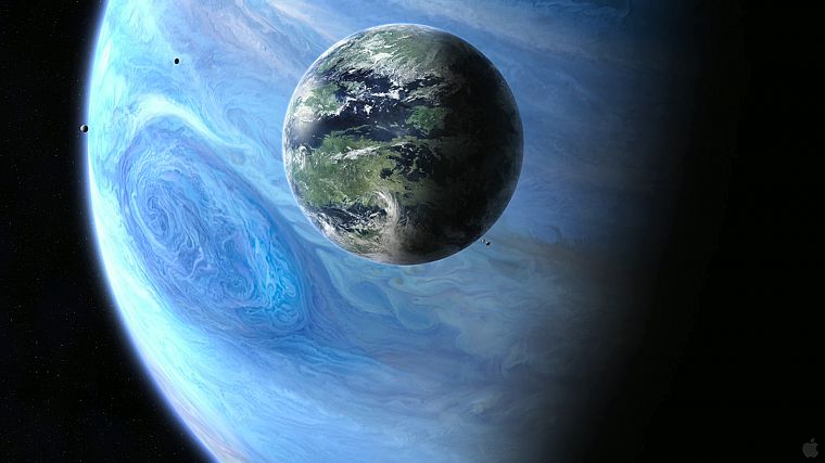 outer space, Avatar, stars, planets, Earth, pandora, Neptune - desktop wallpaper