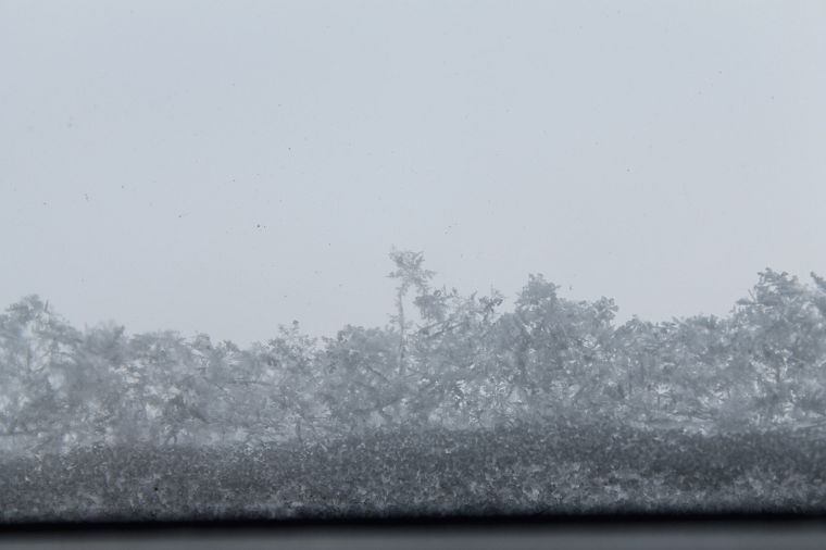 snow, snowflakes, window panes - desktop wallpaper
