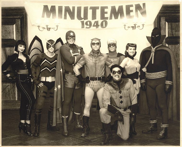 Watchmen, The Comedian, Sally Jupiter - desktop wallpaper