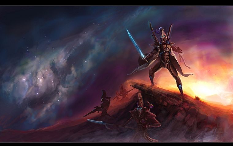 eldar, fantasy art, Warhammer 40, 000 - desktop wallpaper