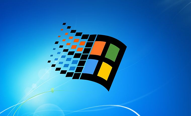 Microsoft Windows, logos - desktop wallpaper