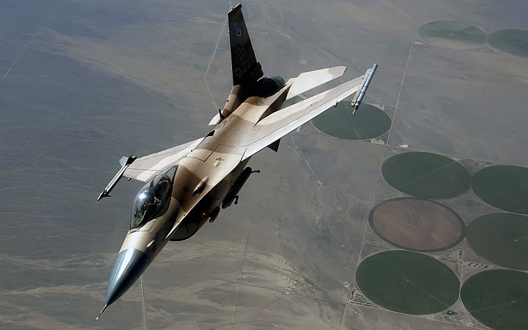 war, military, airplanes, F-16 Fighting Falcon - desktop wallpaper