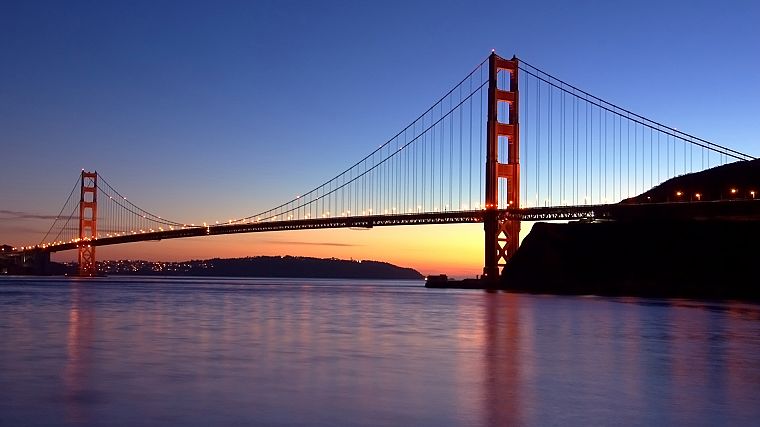 cityscapes, bridges, urban, buildings, Golden Gate Bridge, San Francisco - desktop wallpaper