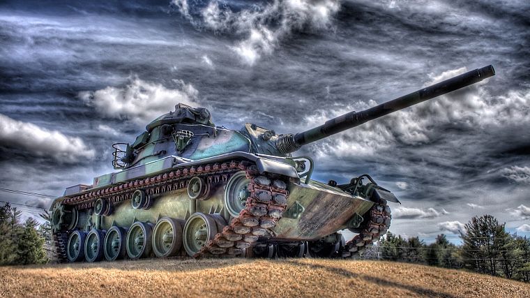 tanks, HDR photography - desktop wallpaper