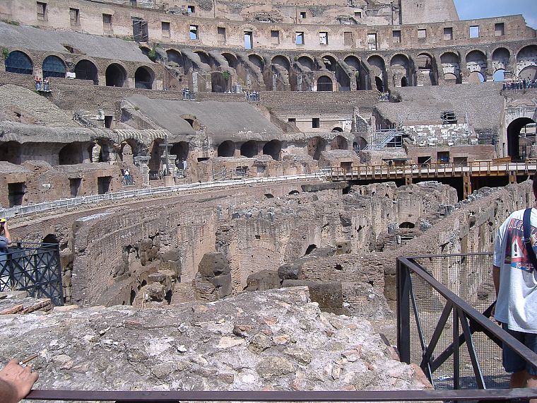ruins, Rome, Italy, Colosseum - desktop wallpaper