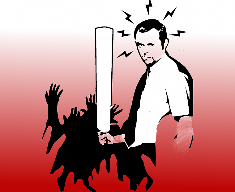zombies, Shaun of the Dead, Simon Pegg, cricket bat - desktop wallpaper