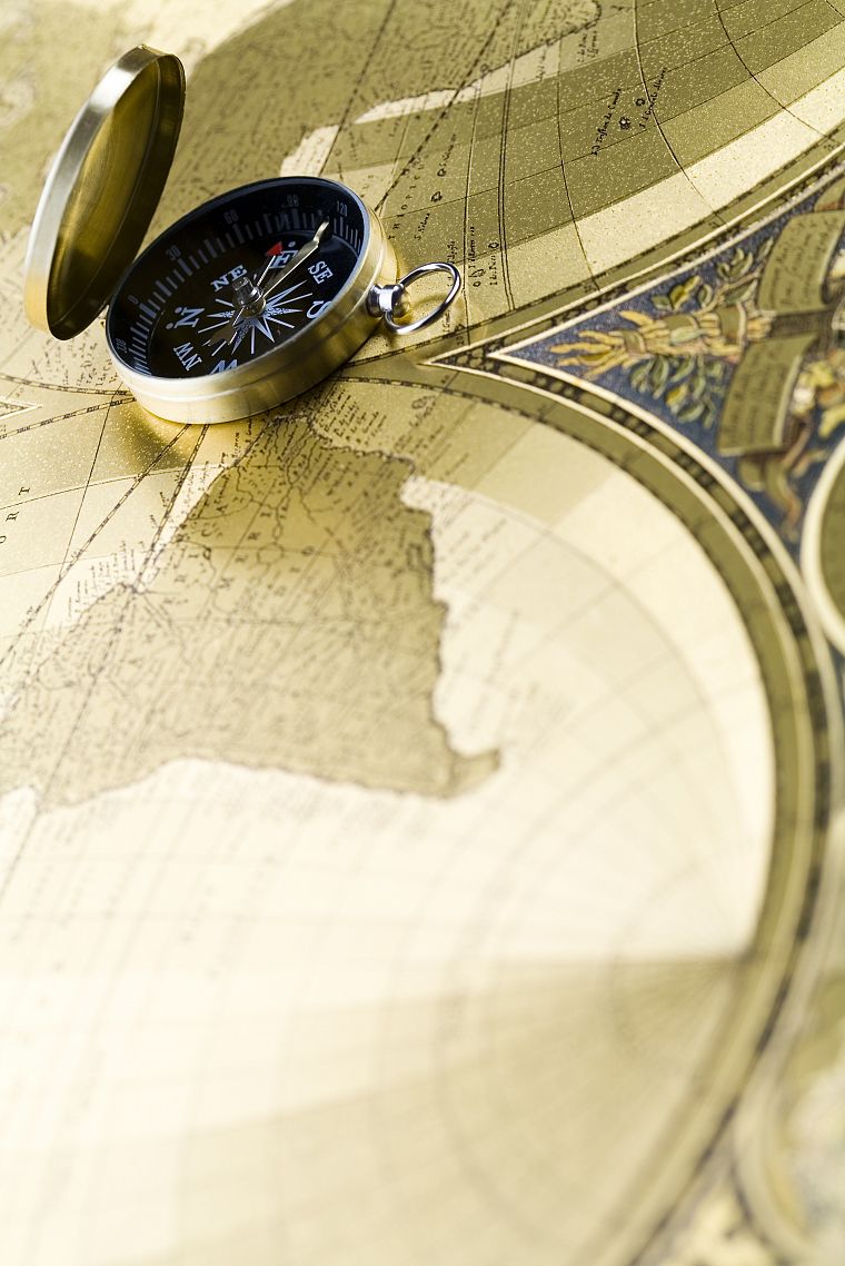 maps, compasses - desktop wallpaper