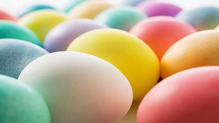 eggs, multicolor, easter eggs - desktop wallpaper