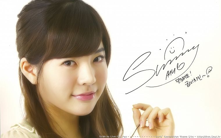 women, Girls Generation SNSD, celebrity, signatures, Lee Soon Kyu - desktop wallpaper