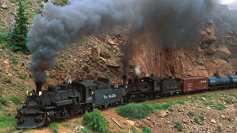 Colorado, Steam train - desktop wallpaper